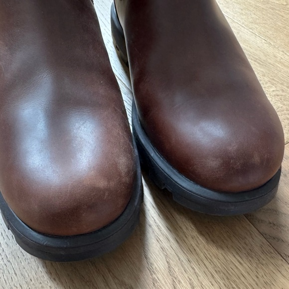 UGG Men's Kennen Waterproof Boot - Brown Leather - Size 10 - Like New - Picture 7 of 12